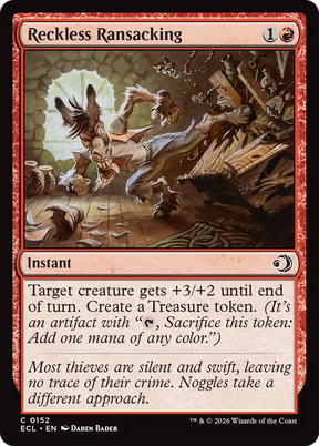 Magic: The Gathering - Reckless Ransacking - Lorwyn Eclipsed