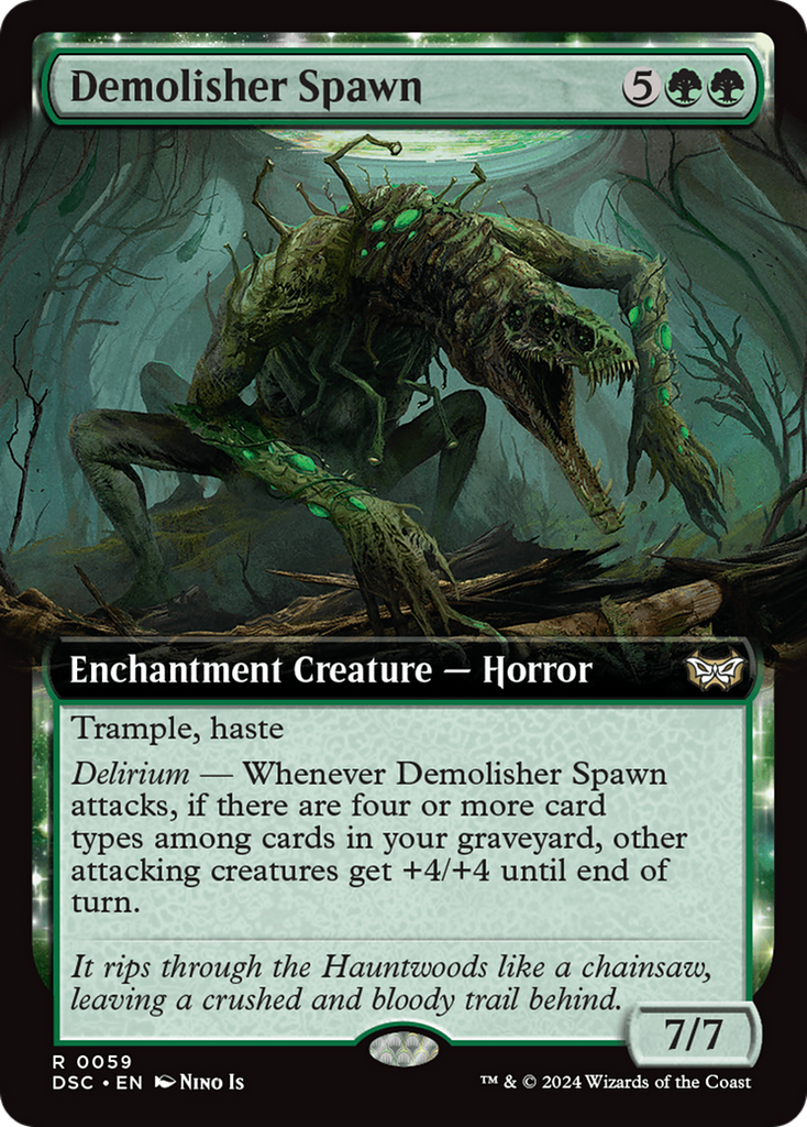 Magic: The Gathering - Demolisher Spawn - Duskmourn: House of Horror Commander