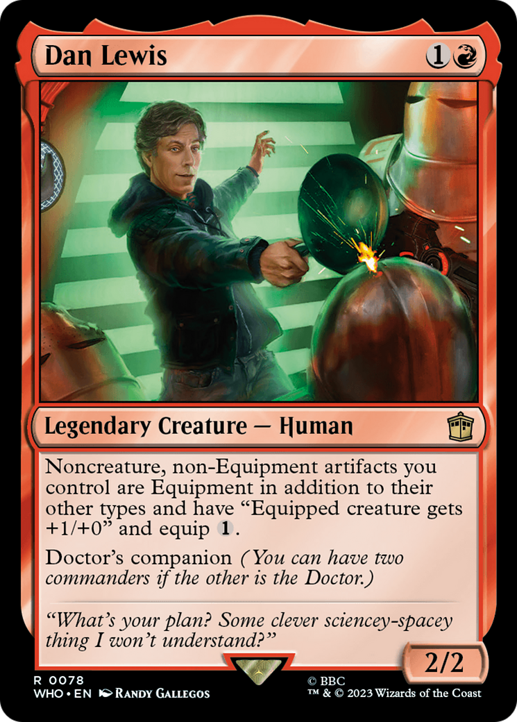 Magic: The Gathering - Dan Lewis Foil - Doctor Who