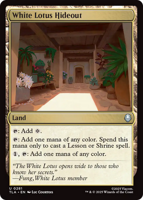 Magic: The Gathering - White Lotus Hideout - Avatar: The Last Airbender