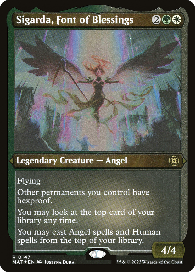 Magic: The Gathering - Sigarda, Font of Blessings Foil - March of the Machine: The Aftermath