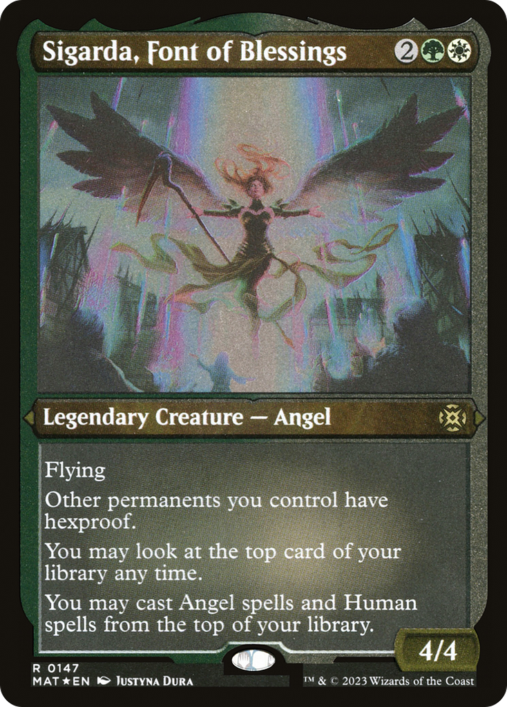 Magic: The Gathering - Sigarda, Font of Blessings Foil - March of the Machine: The Aftermath