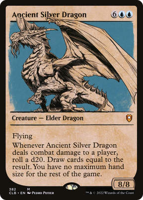 Magic: The Gathering - Ancient Silver Dragon - Commander Legends: Battle for Baldur's Gate