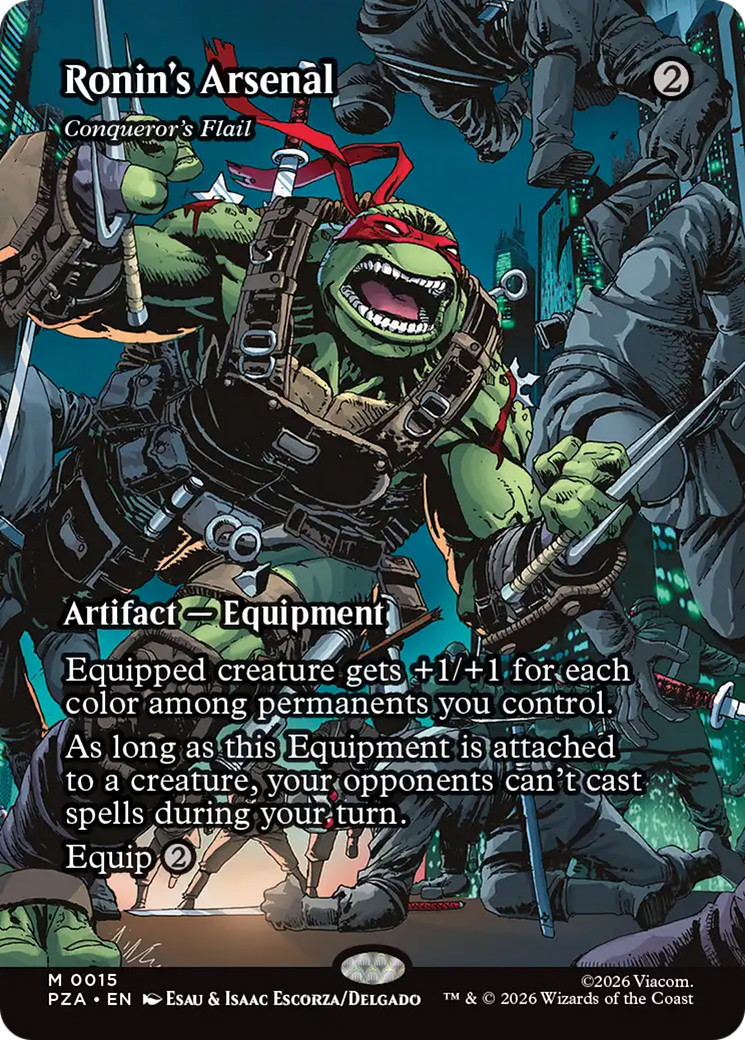 Magic: The Gathering - Conqueror's Flail - Teenage Mutant Ninja Turtles Source Material