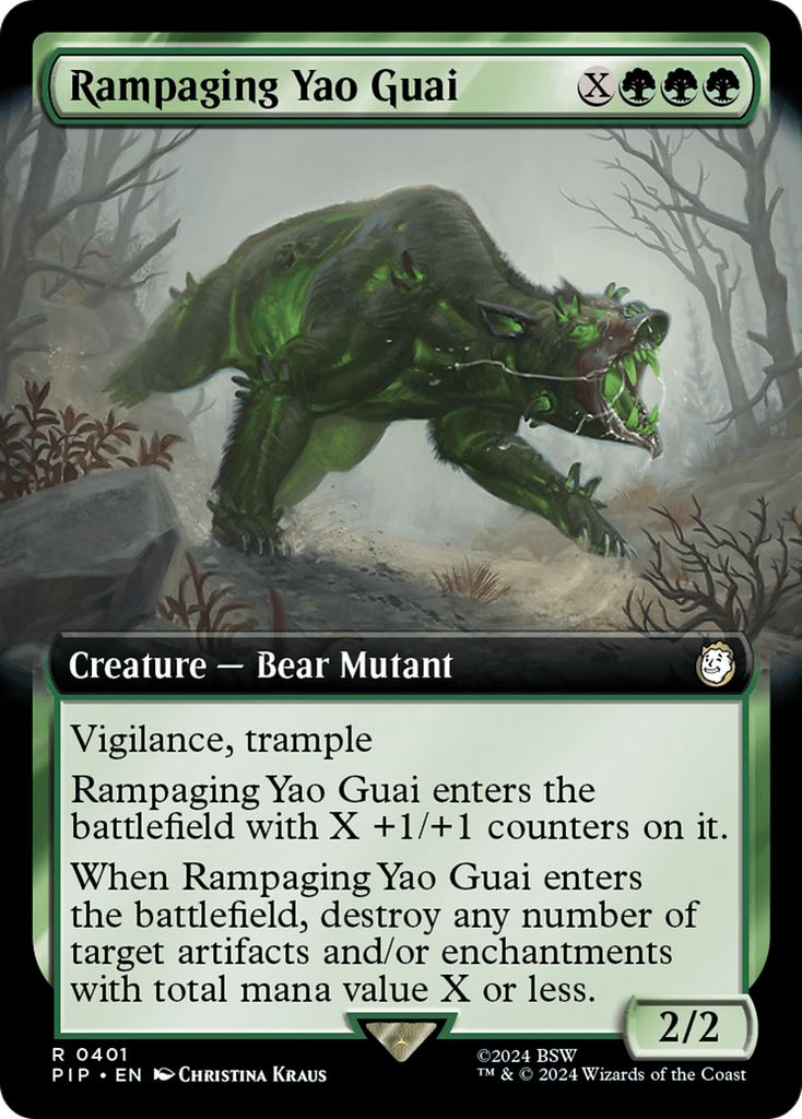 Magic: The Gathering - Rampaging Yao Guai Foil - Fallout