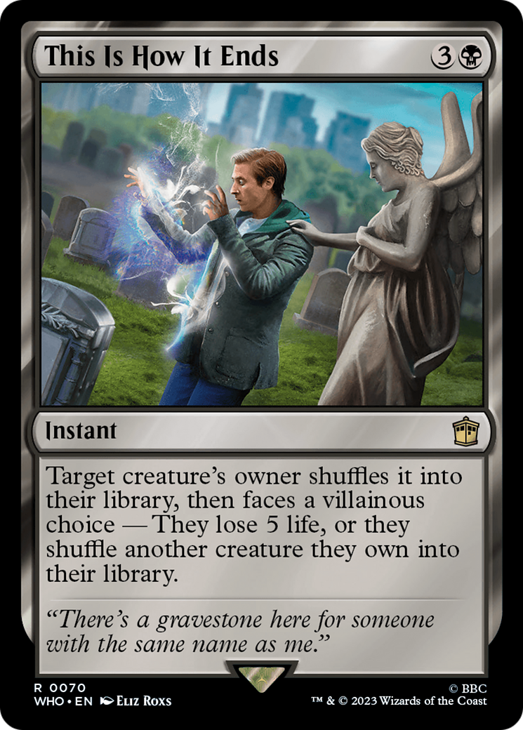 Magic: The Gathering - This Is How It Ends Foil - Doctor Who