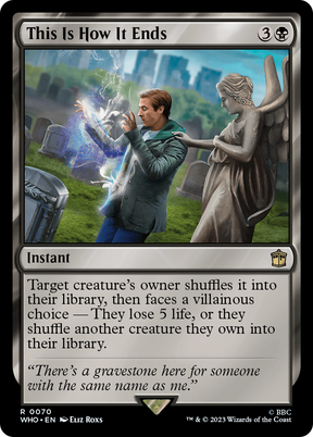 Magic: The Gathering - This Is How It Ends Foil - Doctor Who