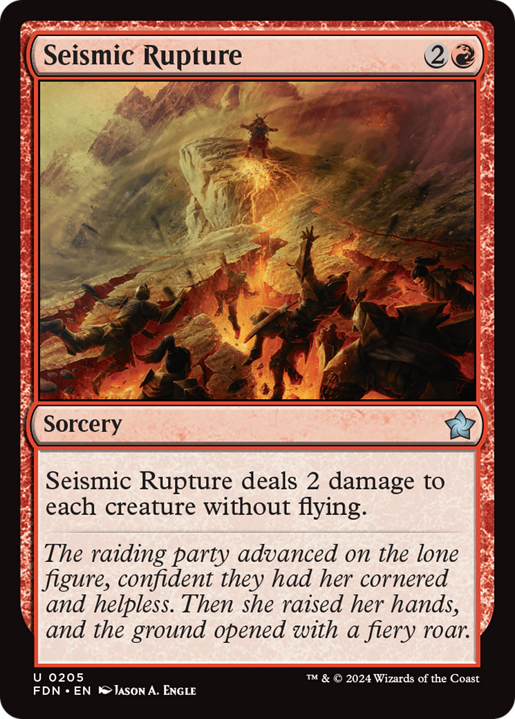 Magic: The Gathering - Seismic Rupture - Foundations