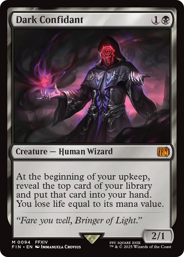 Magic: The Gathering - Dark Confidant Foil - Final Fantasy