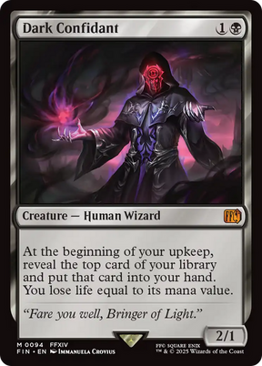 Magic: The Gathering - Dark Confidant Foil - Final Fantasy