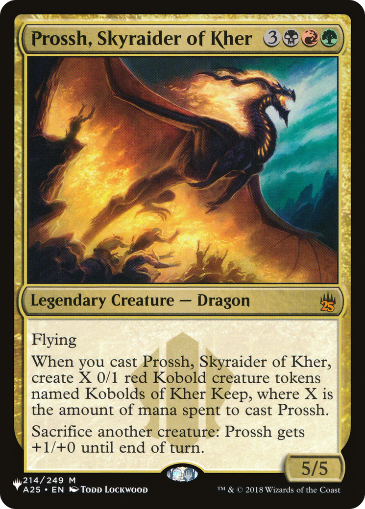Magic: The Gathering - Prossh, Skyraider of Kher - The List