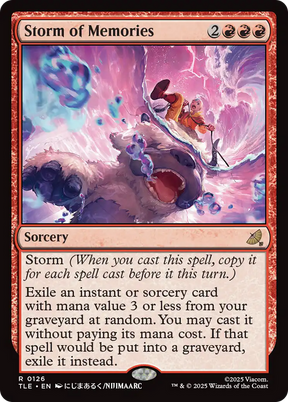Magic: The Gathering - Storm of Memories Foil - Avatar: The Last Airbender Eternal