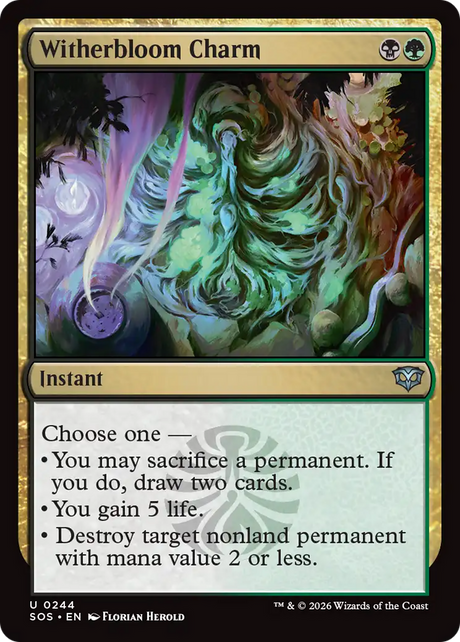Magic: The Gathering - Witherbloom Charm - Secrets of Strixhaven