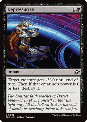 Magic: The Gathering - Depressurize Foil - Edge of Eternities