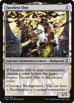 Magic: The Gathering - Faceless One - Commander Legends: Battle for Baldur's Gate