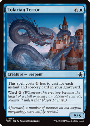 Magic: The Gathering - Tolarian Terror Foil - Foundations