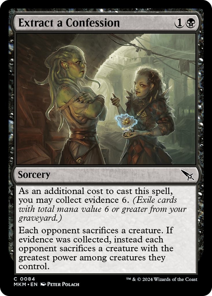 Magic: The Gathering - Extract a Confession - Murders at Karlov Manor