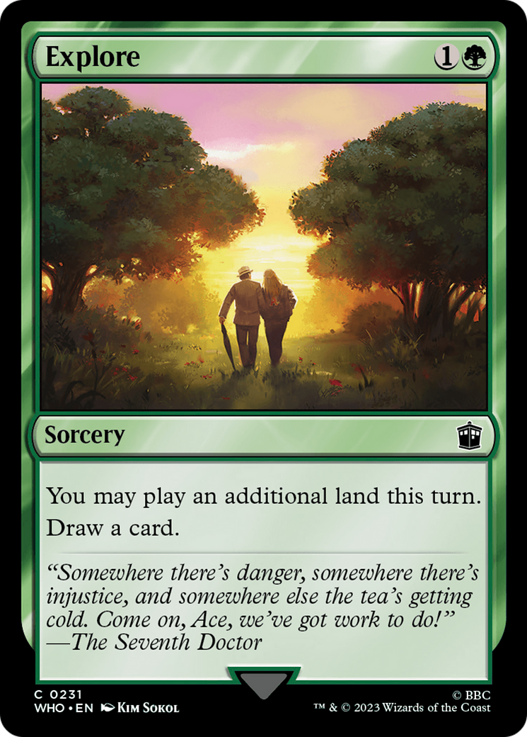 Magic: The Gathering - Explore Foil - Doctor Who