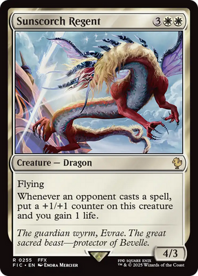 Magic: The Gathering - Sunscorch Regent - Final Fantasy Commander