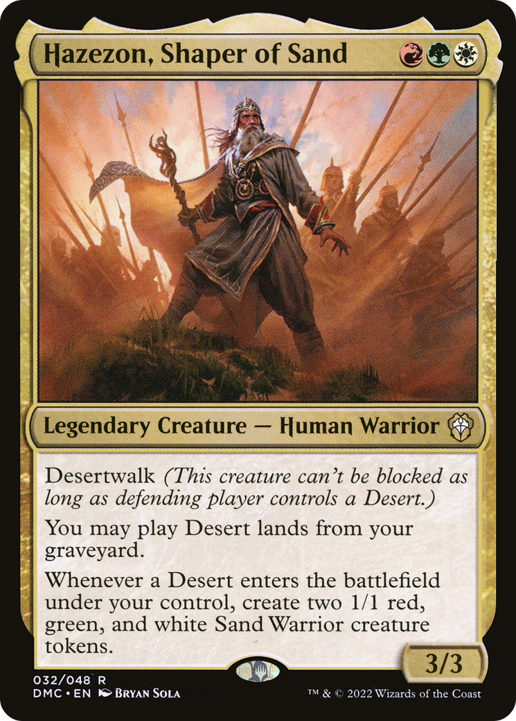 Magic: The Gathering - Hazezon, Shaper of Sand - Dominaria United Commander