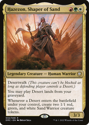 Magic: The Gathering - Hazezon, Shaper of Sand - Dominaria United Commander