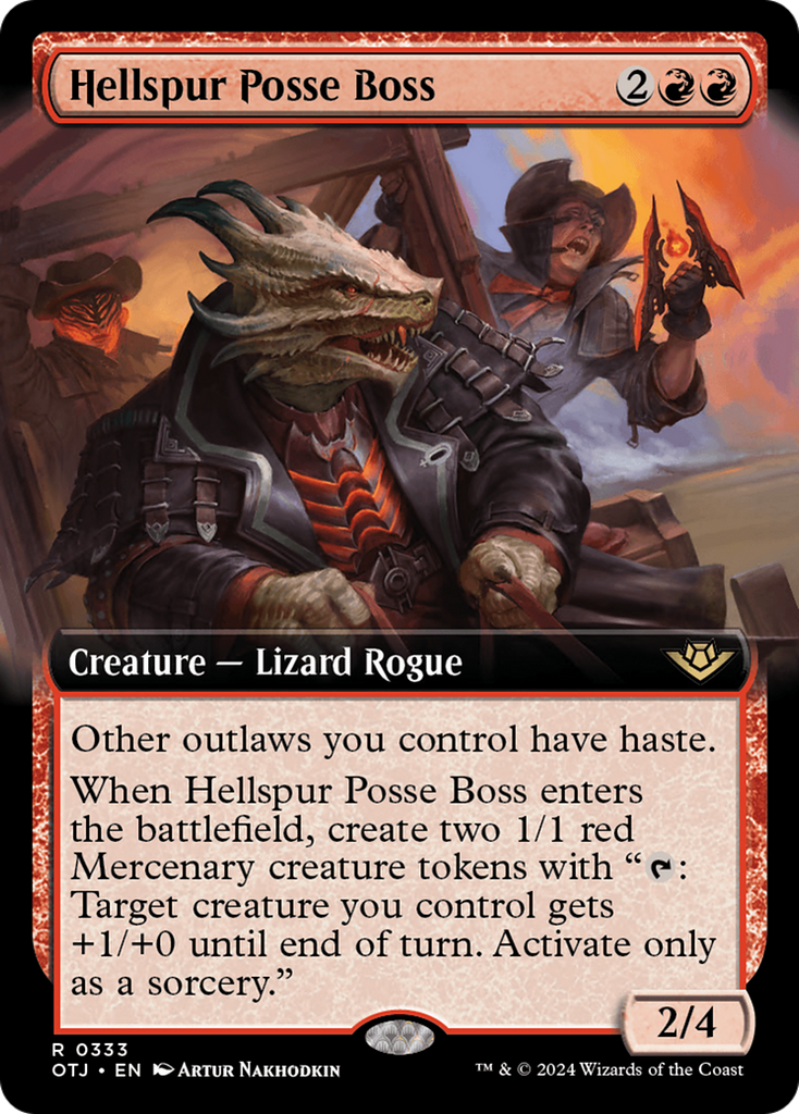 Magic: The Gathering - Hellspur Posse Boss - Outlaws of Thunder Junction