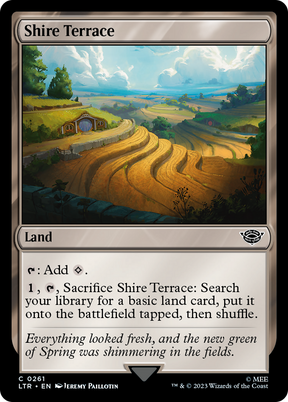Magic: The Gathering - Shire Terrace Foil - The Lord of the Rings: Tales of Middle-earth