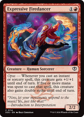 Magic: The Gathering - Expressive Firedancer - Secrets of Strixhaven
