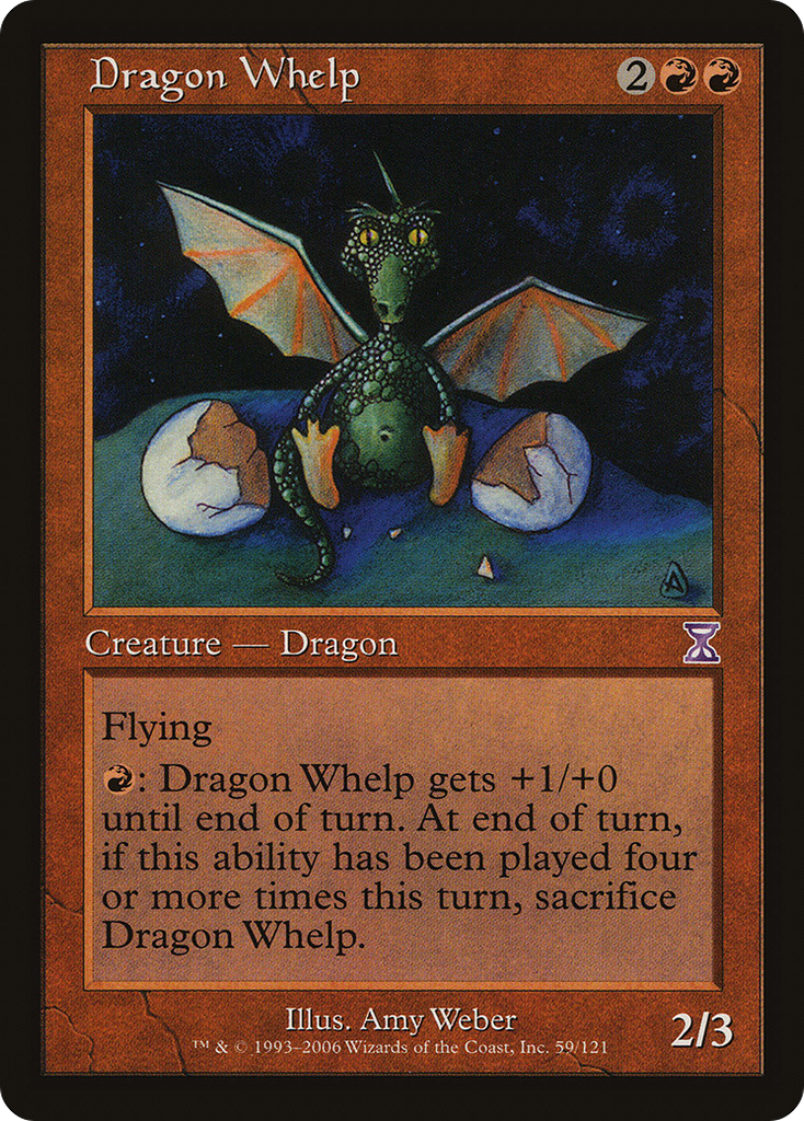 Magic: The Gathering - Dragon Whelp - Time Spiral Timeshifted