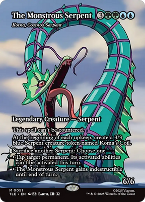 Magic: The Gathering - Koma, Cosmos Serpent - Avatar: The Last Airbender Eternal