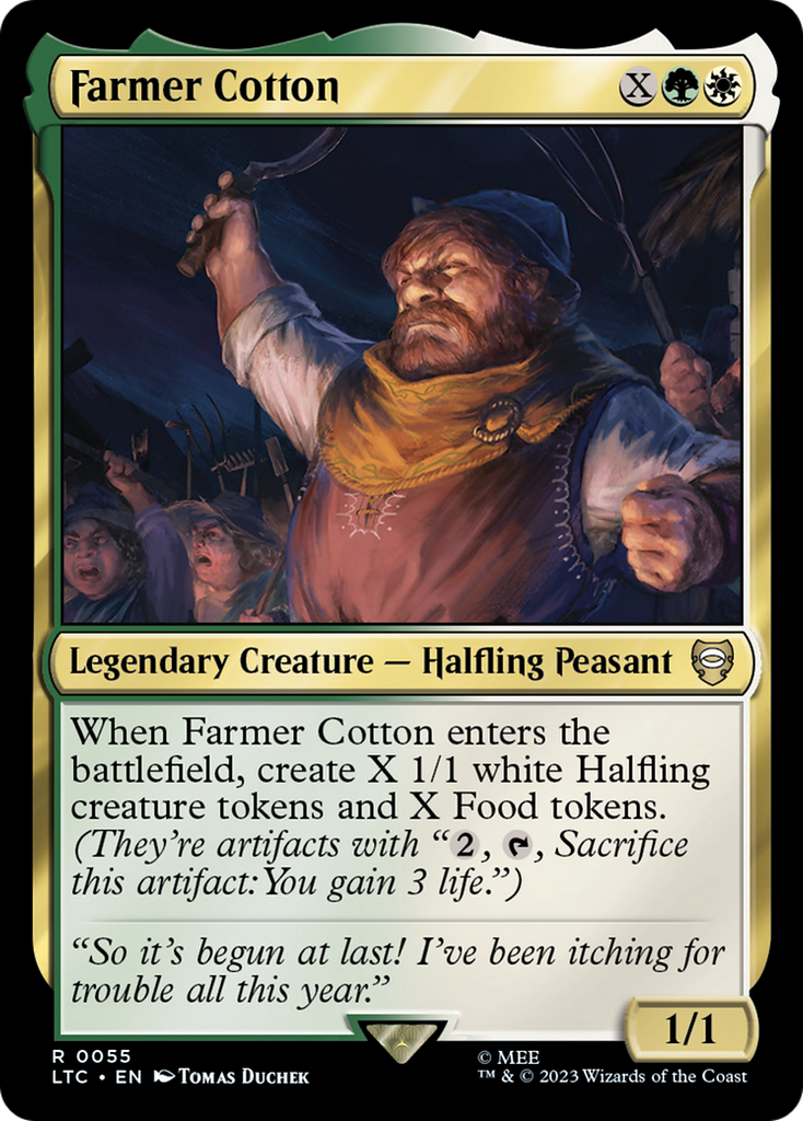 Magic: The Gathering - Farmer Cotton - Tales of Middle-earth Commander