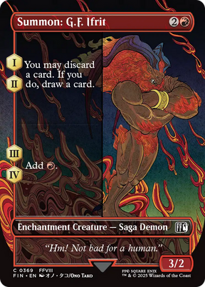 Magic: The Gathering - Summon: G.F. Ifrit Foil - Final Fantasy