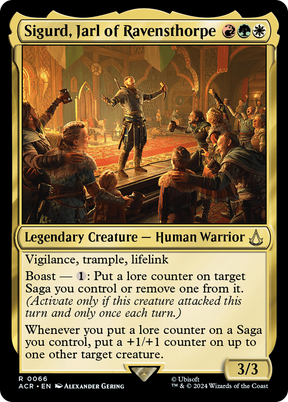 Magic: The Gathering - Sigurd, Jarl of Ravensthorpe Foil - Assassin's Creed