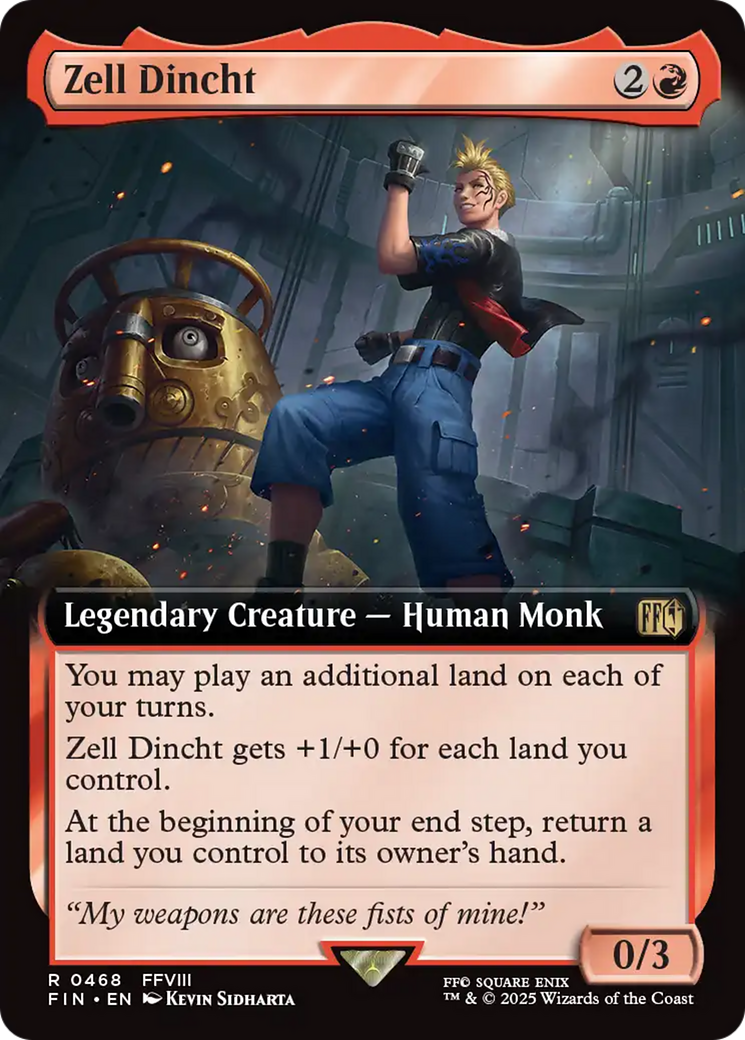 Magic: The Gathering - Zell Dincht Foil - Final Fantasy