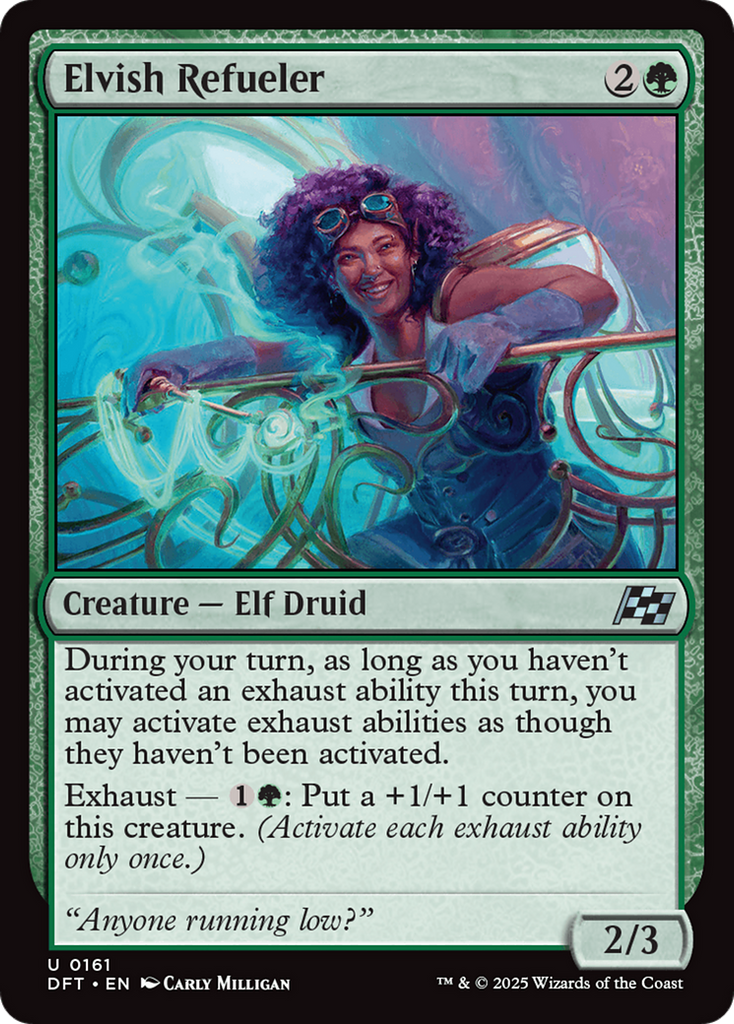 Magic: The Gathering - Elvish Refueler - Aetherdrift