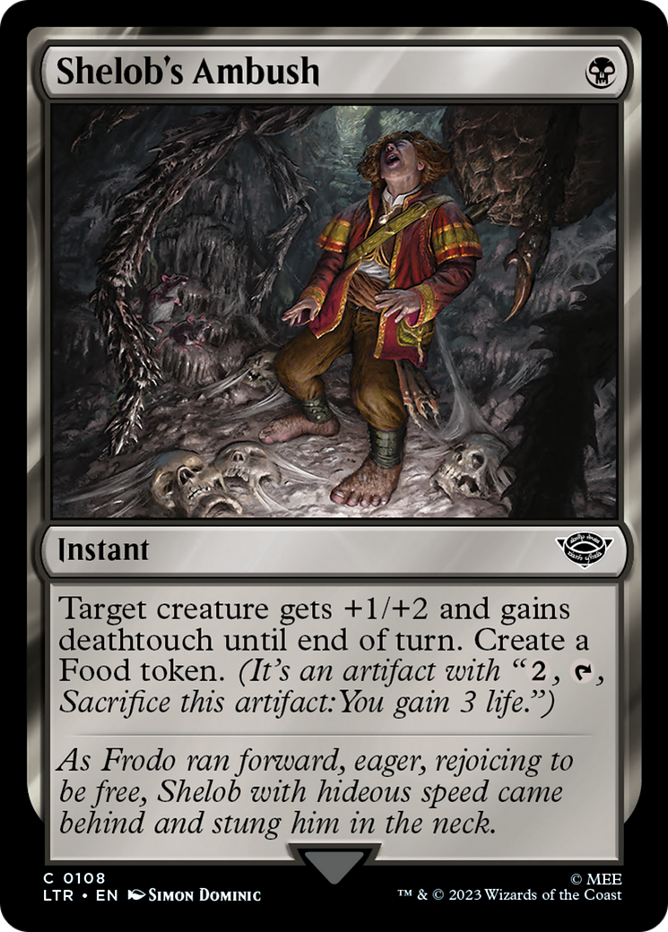 Magic: The Gathering - Shelob's Ambush Foil - The Lord of the Rings: Tales of Middle-earth