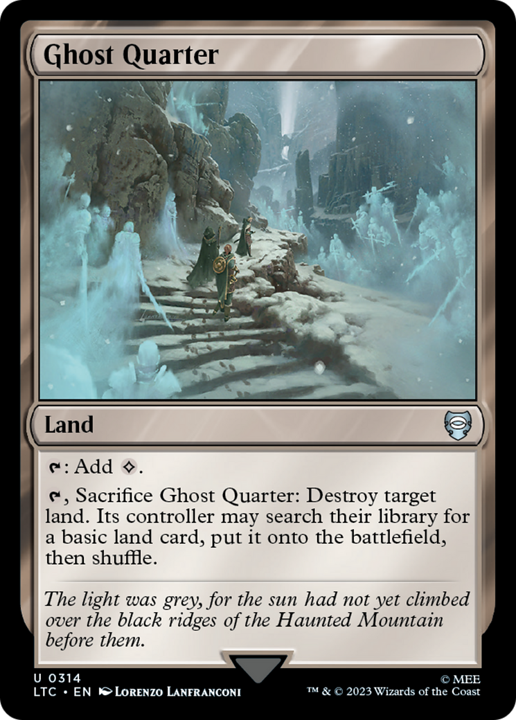 Magic: The Gathering - Ghost Quarter - Tales of Middle-earth Commander