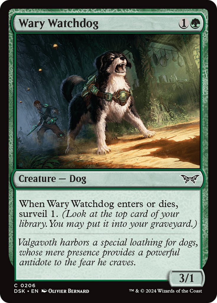 Magic: The Gathering - Wary Watchdog - Duskmourn: House of Horror