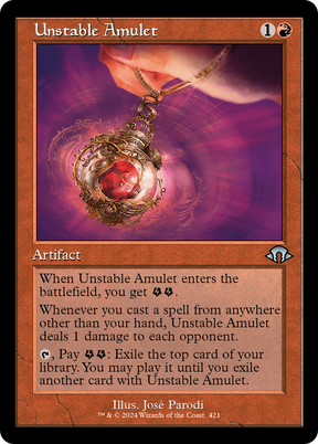 Magic: The Gathering - Unstable Amulet Foil - Modern Horizons 3
