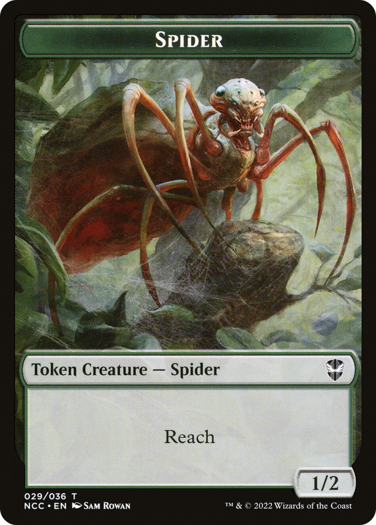 Magic: The Gathering - Spider Token - New Capenna Commander Tokens