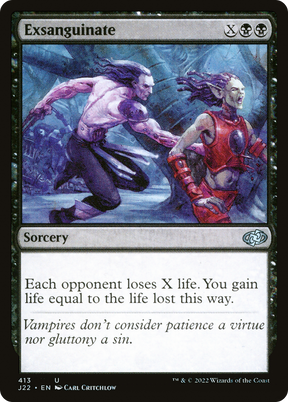 Magic: The Gathering - Exsanguinate - Jumpstart 2022