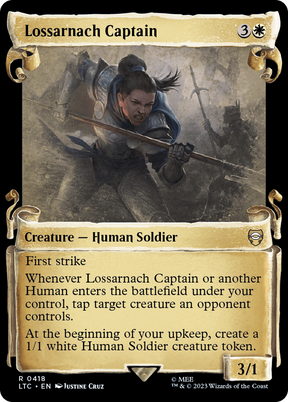 Magic: The Gathering - Lossarnach Captain Foil - Tales of Middle-earth Commander
