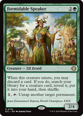 Magic: The Gathering - Formidable Speaker Foil - Lorwyn Eclipsed
