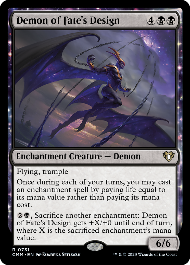 Magic: The Gathering - Demon of Fate's Design - Commander Masters