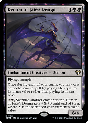 Magic: The Gathering - Demon of Fate's Design - Commander Masters