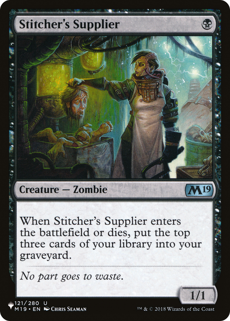 Magic: The Gathering - Stitcher's Supplier - The List