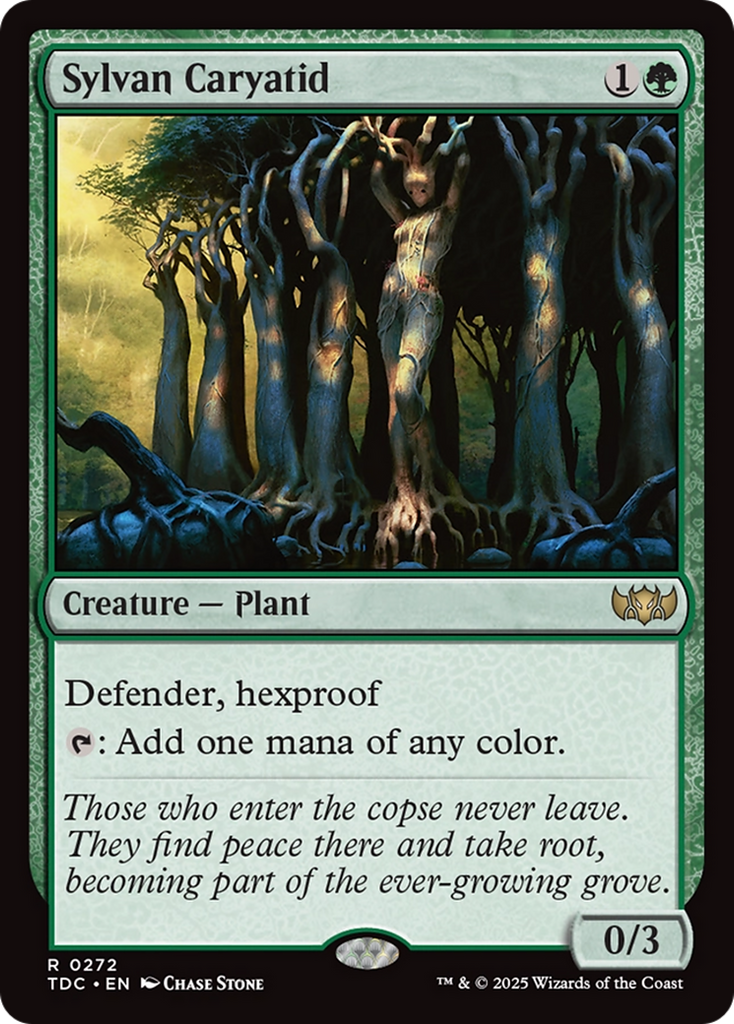 Magic: The Gathering - Sylvan Caryatid - Tarkir: Dragonstorm Commander