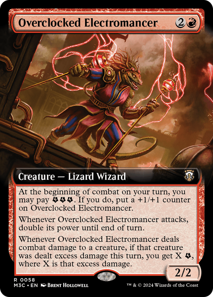 Magic: The Gathering - Overclocked Electromancer - Modern Horizons 3 Commander