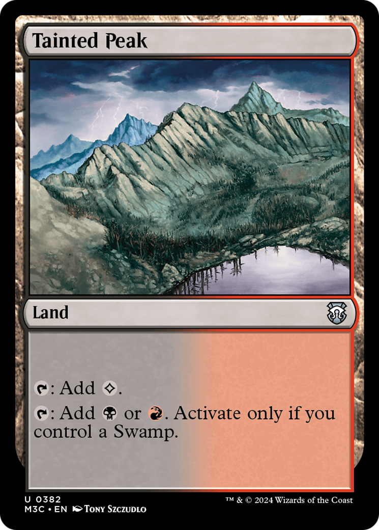 Magic: The Gathering - Tainted Peak - Modern Horizons 3 Commander