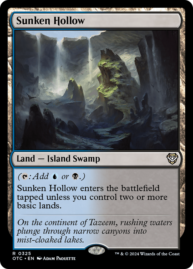 Magic: The Gathering - Sunken Hollow - Outlaws of Thunder Junction Commander